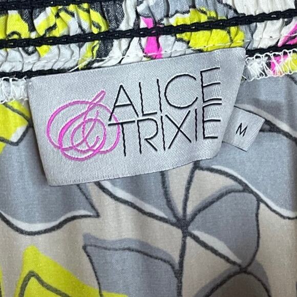 Alice & Trixie Sleeveless V-Neck 100% Silk Dress Size Medium - Picture 4 of 9